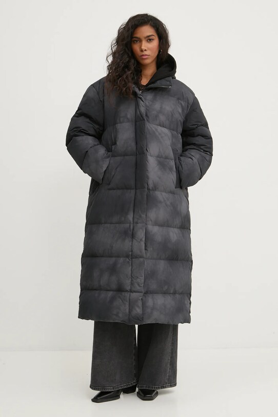 Diesel kurtka puchowa W-RAVEEL-LONG-FEM A14658.0CBCS szary AW24