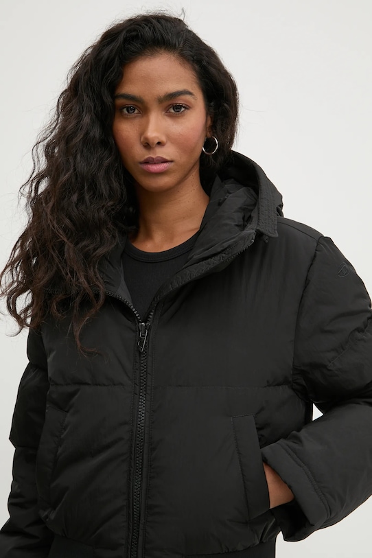Diesel kurtka puchowa W-PEYT-SHORT-NEW-P1 czarny A15356.0GHBZ