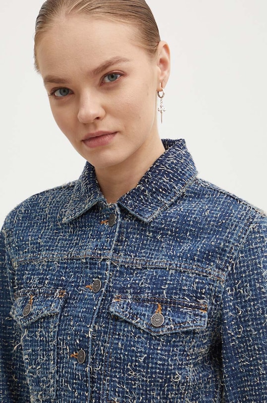 Rifľová bunda Diesel DE-ATEL-S modrá A14203.0PGAH