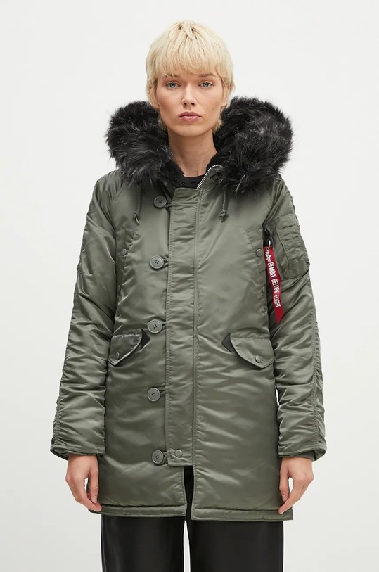 Alpha Industries jacket N-3B VF 59 Wmn with green 113007