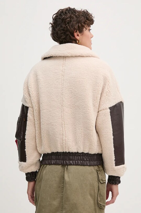 Îmbrăcăminte Alpha Industries geaca Teddy PU Bomber 148001 bej