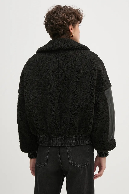 Îmbrăcăminte Alpha Industries geaca Teddy PU Bomber 148001 negru