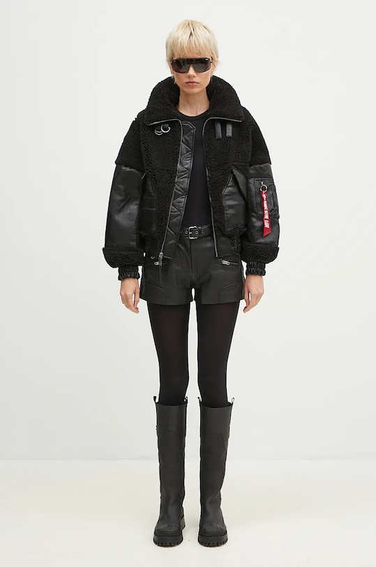 Куртка Alpha Industries Teddy PU Bomber 148001