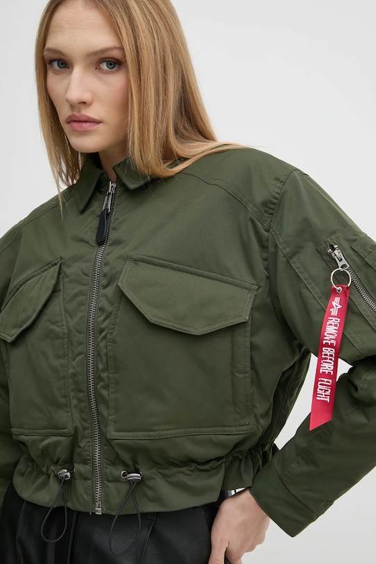 Bunda Alpha Industries zelená 148011