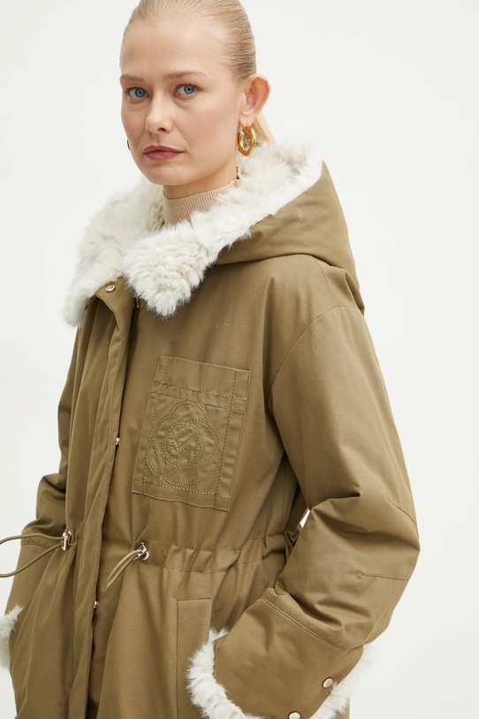 Bunda parka Marella parka zelená 2423026014200