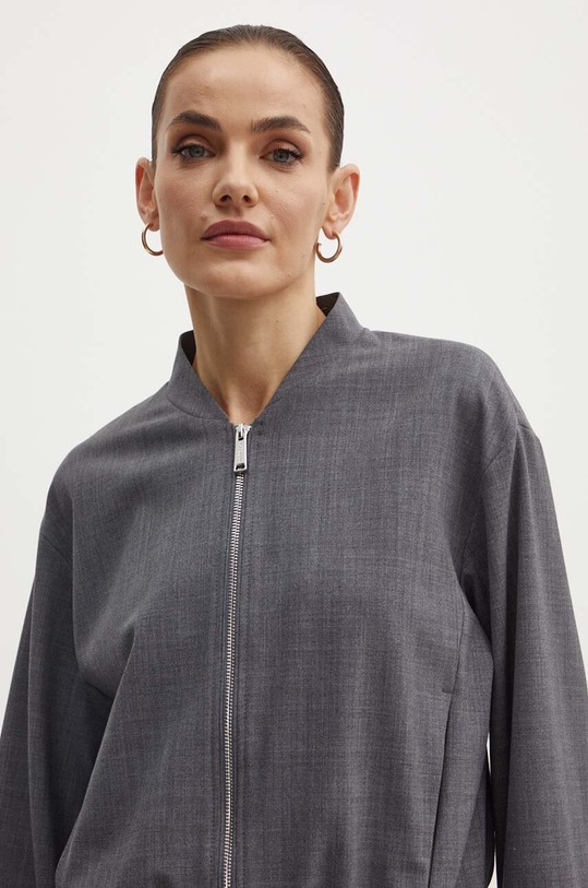 Marella kurtka z domieszką wełny szary 2423046024200