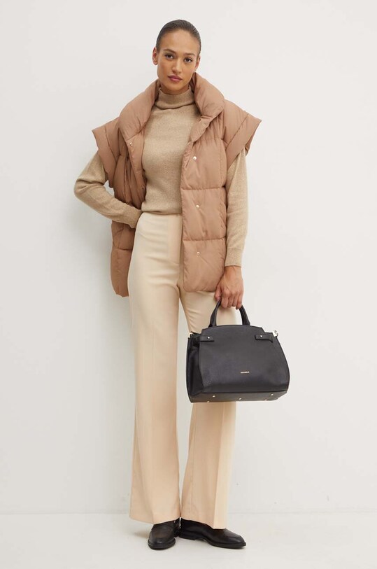 Пуховая безрукавка Marella 2423296014200 бежевый AW24