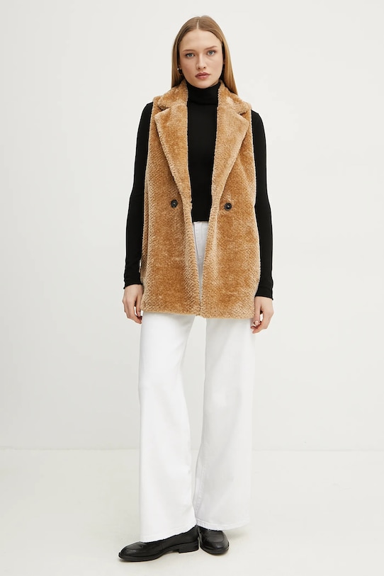 Marella bezrękawnik 2423906016200 beżowy AW24