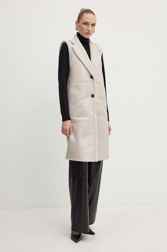 Marella bezrękawnik bez kaptura beżowy 2423906026200