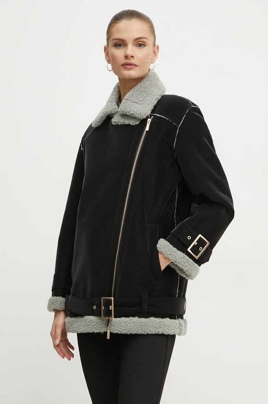 Armani Exchange geaca cu captuseala negru 6DYB44.YNKZZ
