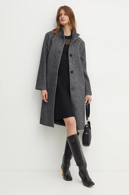 Пальто Armani Exchange 6DYK46.YN8YZ сірий AW24
