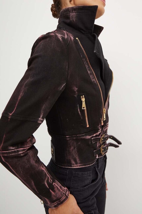 Džínová bunda Versace Jeans Couture černá 77HAS460.DW081F01