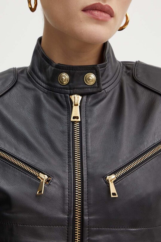 Kožená bunda Versace Jeans Couture 77HAVP04.CP009