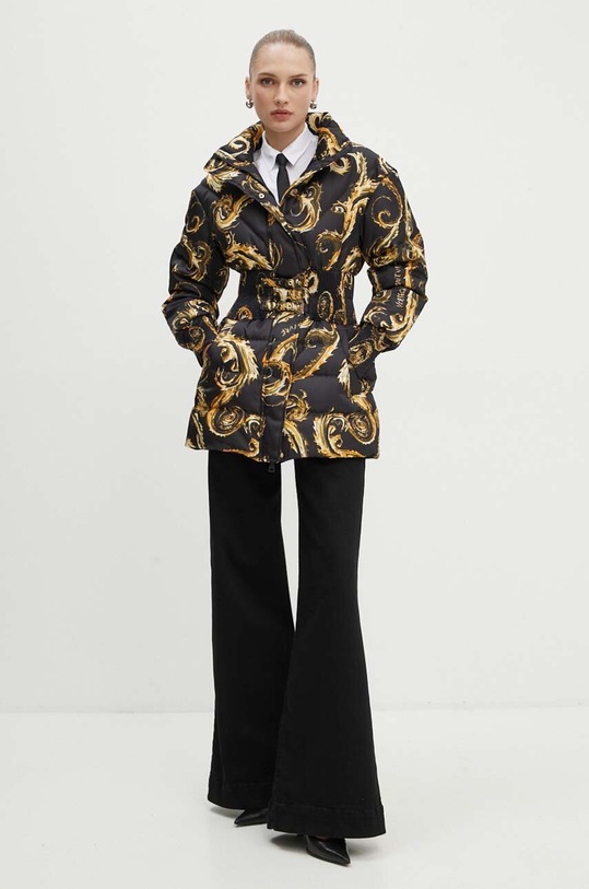 Versace Jeans Couture geaca de puf 77HAU415.CQD64 negru AW24