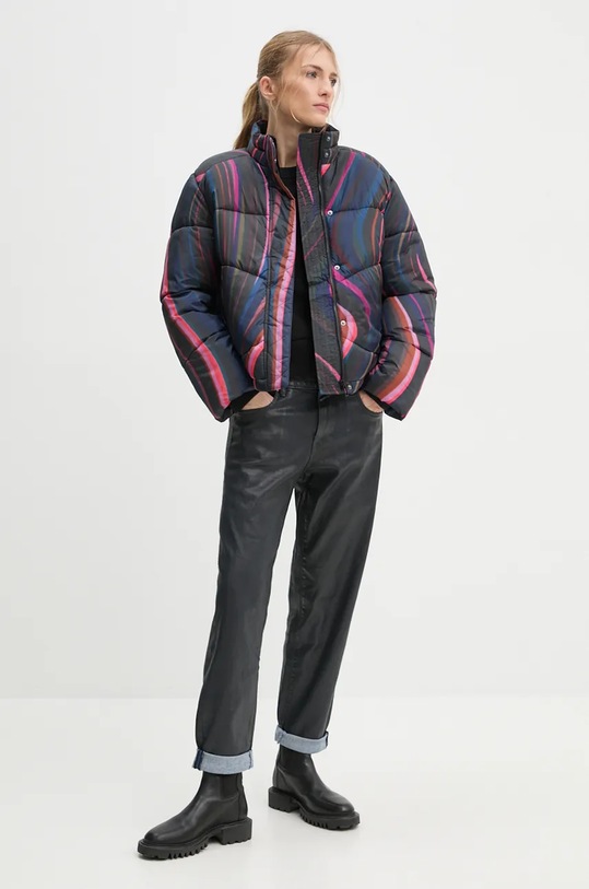 Péřová bunda s příměsí vlny PS Paul Smith W2R.261C.N31234 vícebarevná AW24