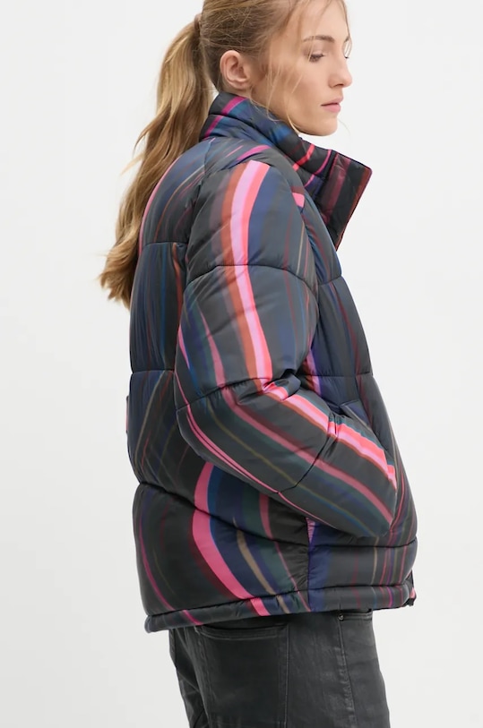 Péřová bunda s příměsí vlny PS Paul Smith vícebarevná W2R.261C.N31234