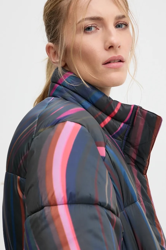 Péřová bunda s příměsí vlny PS Paul Smith W2R.261C.N31234 vícebarevná