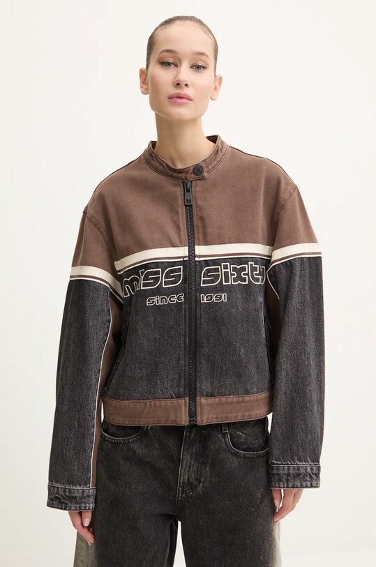 Džínová bunda Miss Sixty hnědá 6L3WJ0300000