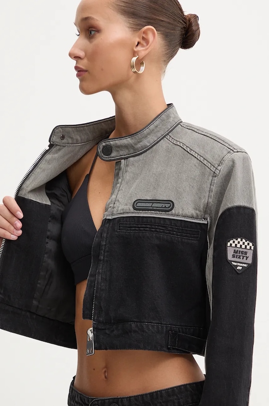 Miss Sixty geacă din denim 6L3WJ4990000 negru