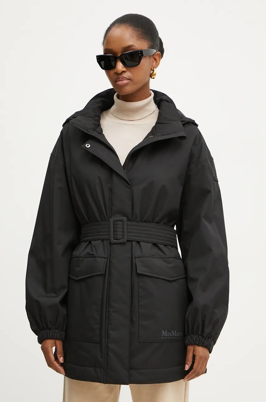 Яке Max Mara Leisure уголемена черен 2426486018600