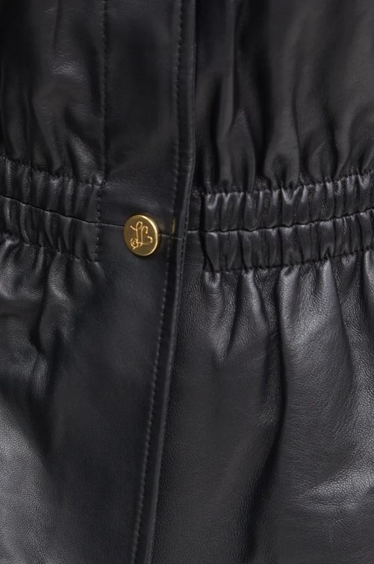 Kožená bunda Luisa Spagnoli SERGENTE 541245 černá