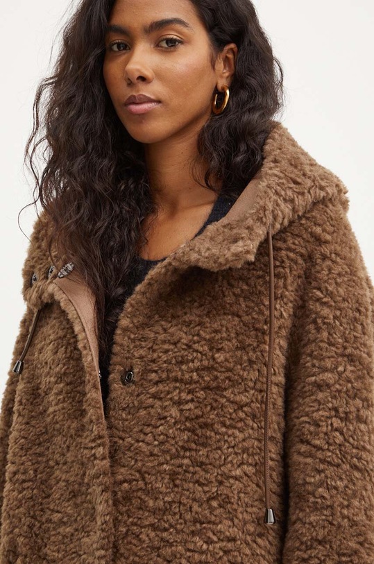 Luisa Spagnoli kabát gyapjú keverékből SERRA barna 541290