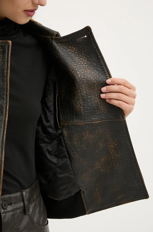 Kožna jakna The Kooples FCUI29010K