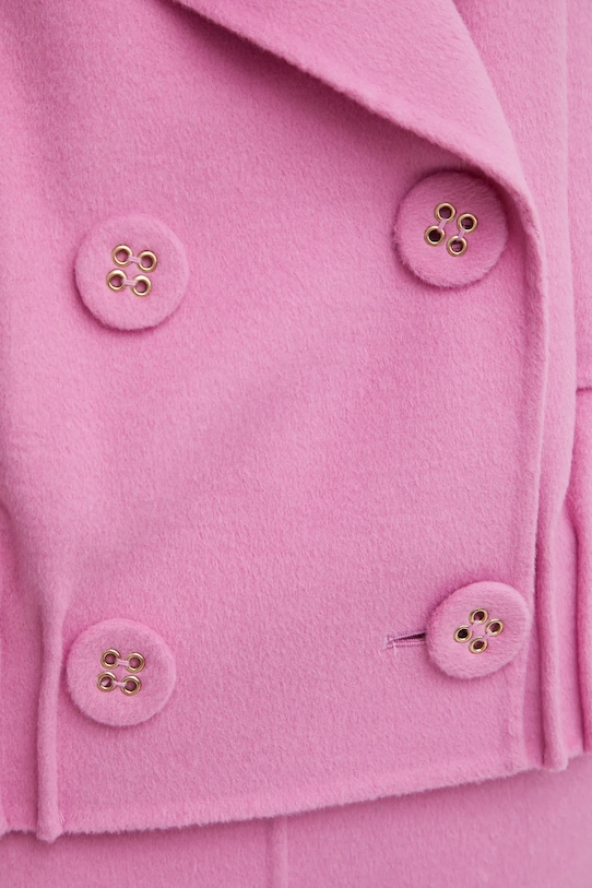 Vlněná bunda Luisa Spagnoli 541522 růžová