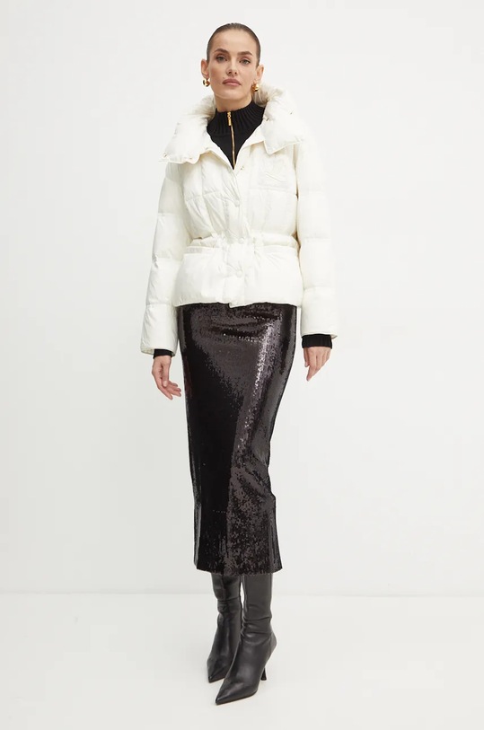 Péřová bunda Luisa Spagnoli SCHIPPER 541250 béžová AW24