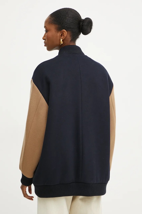 Вълнено яке Weekend Max Mara 2425486012600 тъмносин AW24