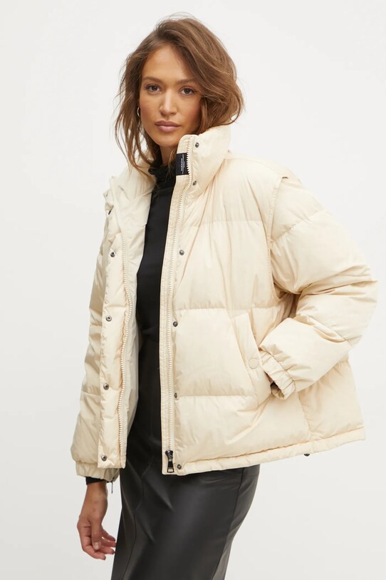 Μπουφάν με επένδυση από πούπουλα Weekend Max Mara 2425486062600 μπεζ