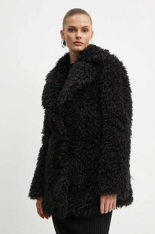 Patrizia Pepe cappotto non isolato nero 2O0145.E057