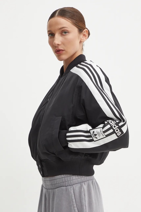 adidas Originals bomber dzseki 0 enyhén szigetelt fekete IW5583
