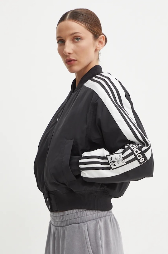 adidas Originals bomber dzseki 0 enyhén szigetelt fekete IW5583