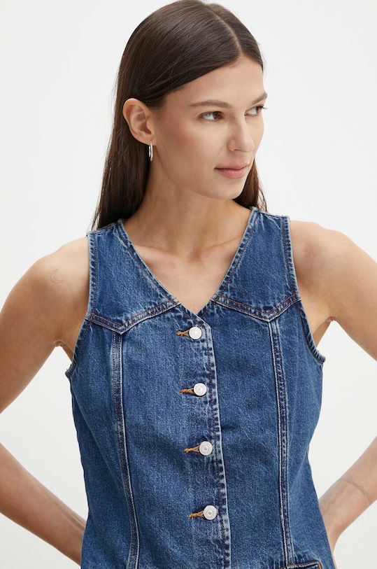 Levi's kamizelka jeansowa granatowy 000OH