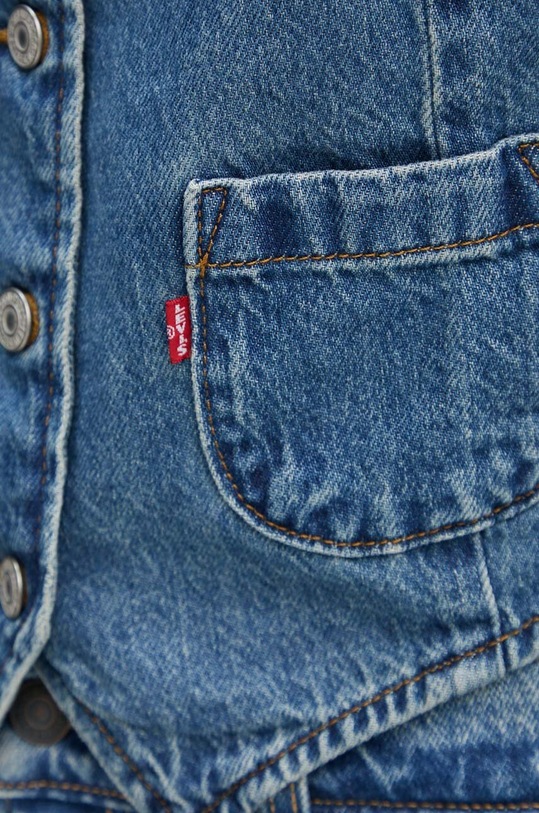 Džínová vesta Levi's A8749 námořnická modř