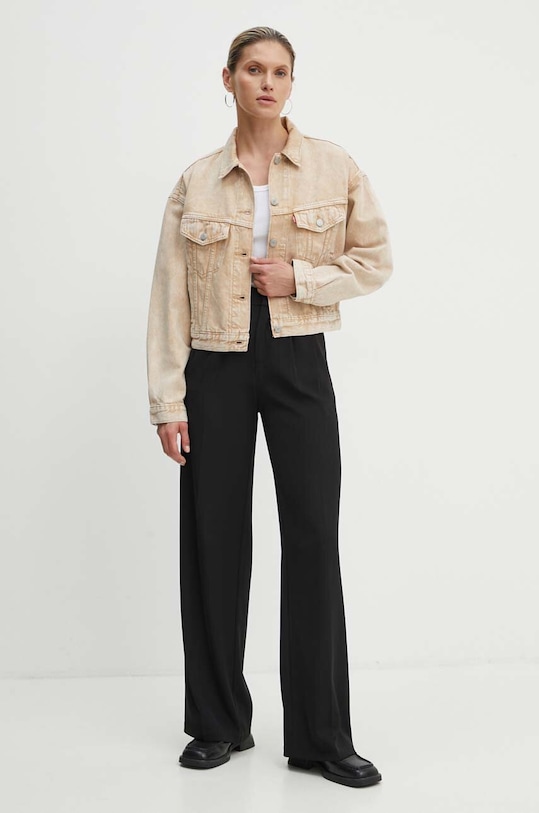 Levi's geacă din denim A9155 bej SS25