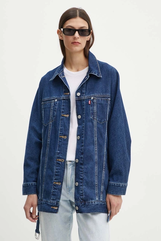 Levi's geacă din denim bleumarin A9368