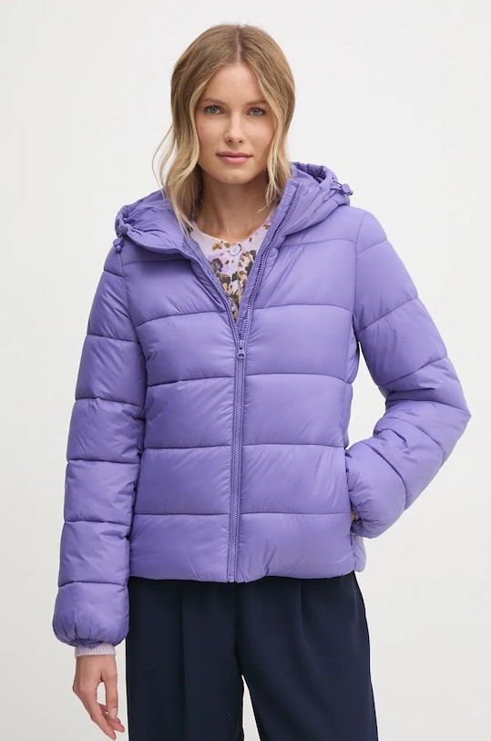 Jakna United Colors of Benetton Planet friendly ljubičasta 2NIWDN079