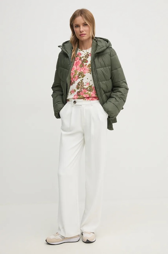 Jakna United Colors of Benetton 2NIWDN079 zelena NC24