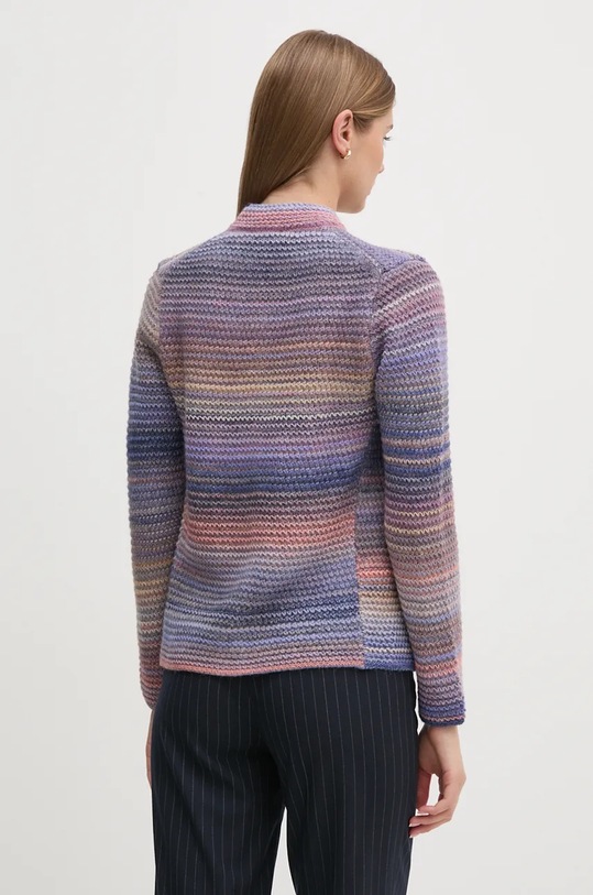 Вълнена жилетка United Colors of Benetton 105CD6880 син AW24