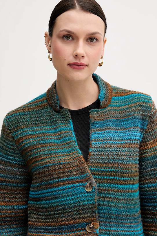 United Colors of Benetton cardigan in lana verde 105CD6880