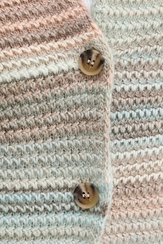 United Colors of Benetton kardigan wełniany 105CD6880 beżowy