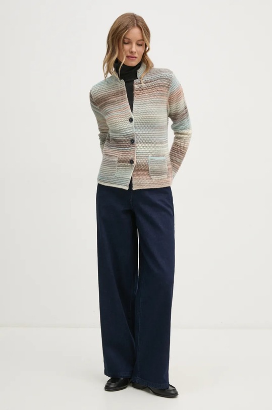 United Colors of Benetton cardigan in lana 105CD6880 grigio AW24