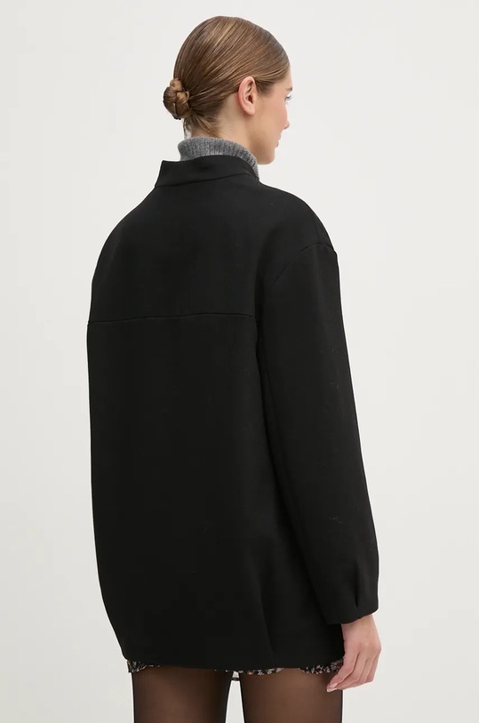 Oblečení Vlněná bunda United Colors of Benetton 2O9VDN004 černá