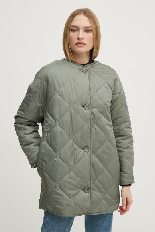 Двостороння куртка United Colors of Benetton з підкладкою зелений 23P8DN06M