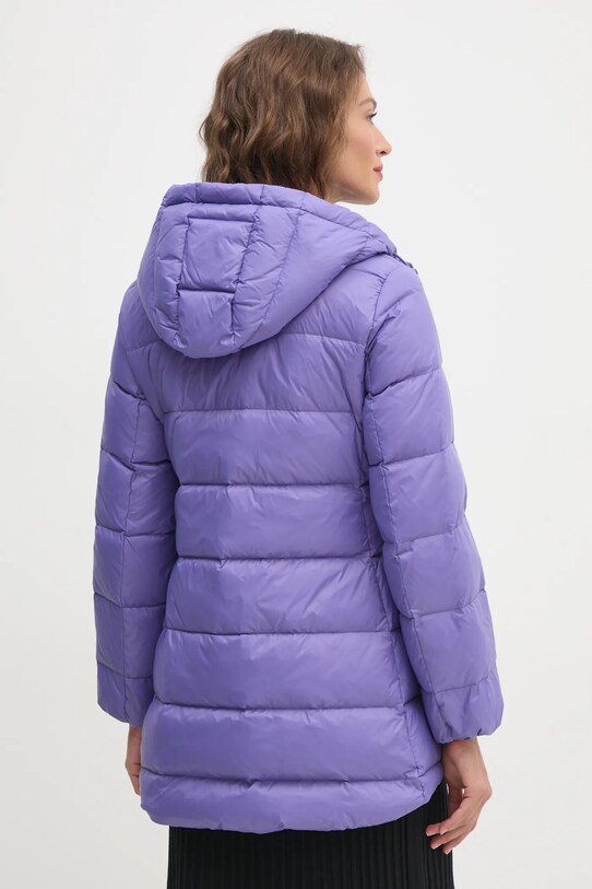 Odzież United Colors of Benetton kurtka puchowa 2NIWDN06X fioletowy