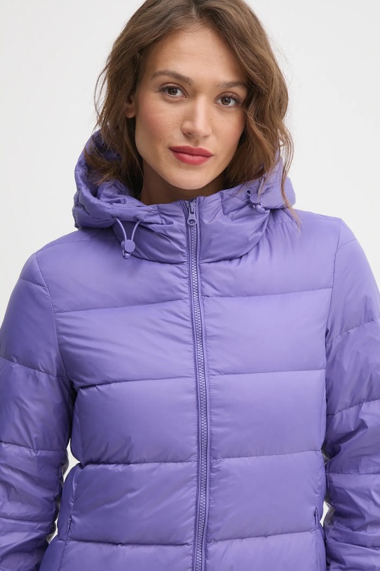 United Colors of Benetton kurtka puchowa fioletowy 2NIWDN06X