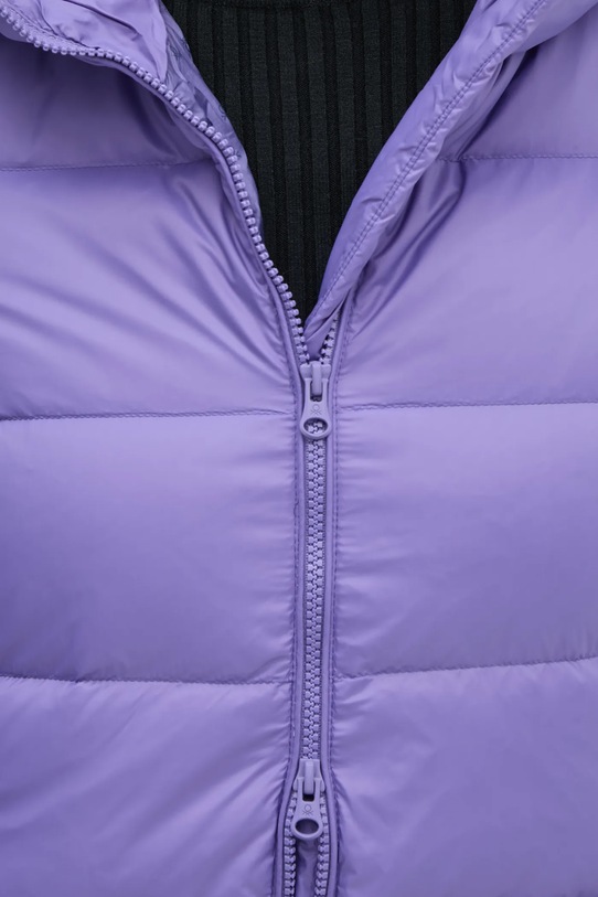 United Colors of Benetton kurtka puchowa 2NIWDN06X fioletowy