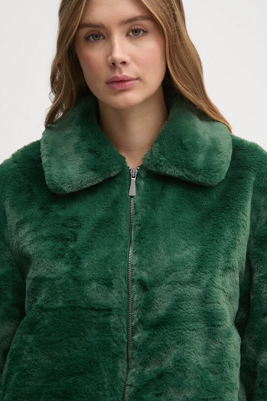 Куртка United Colors of Benetton зелений 2FBDDN06V